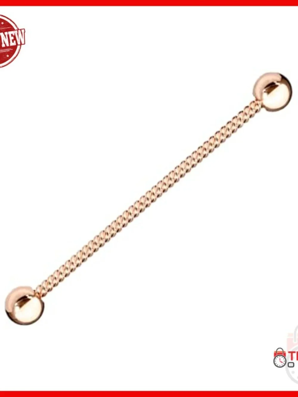 14K Gold Entwine Industrial Piercing, 14G Braided Bar Barbell, Cartilage Earring